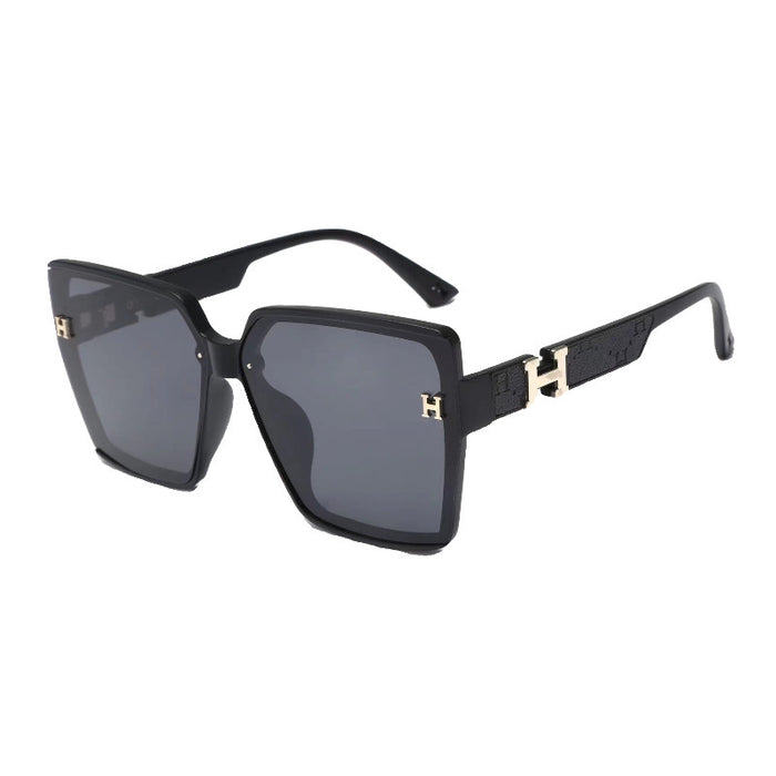 Wholesale Large Frame Cut Edge Anti-UV PC Women's Sun Sunglasses s JDC-SG-Chengy011