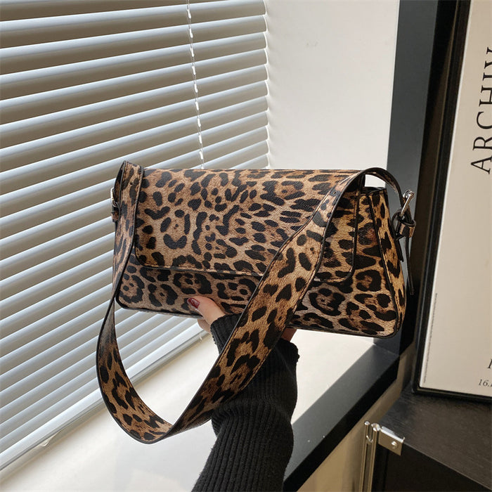 Wholesale Leopard Print Women's One Shoulder Crossbody Underarm Bag JDC-SD-HT017