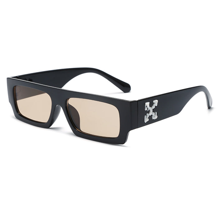 Wholesale New rectangular glasses, wide leg sunglasses, sunglasses