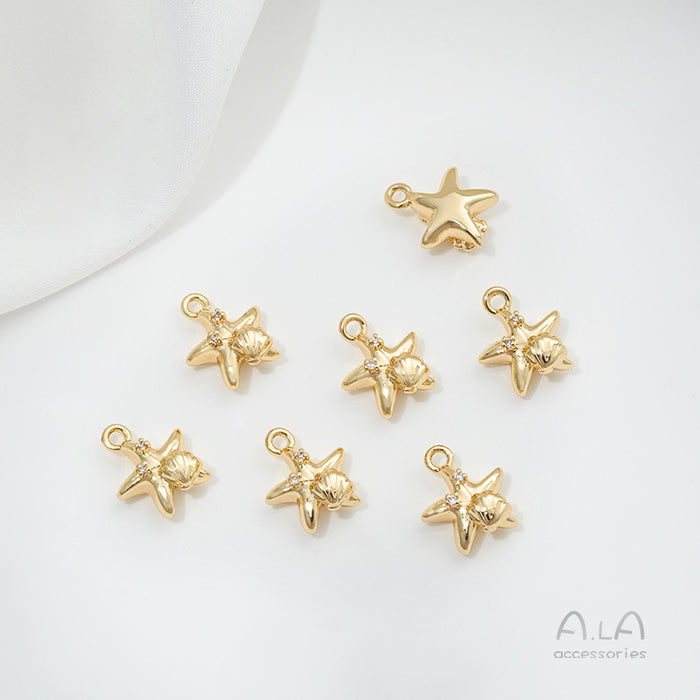 Wholesale Gold pendant, handmade bracelet, ear jewelry, pendant accessories