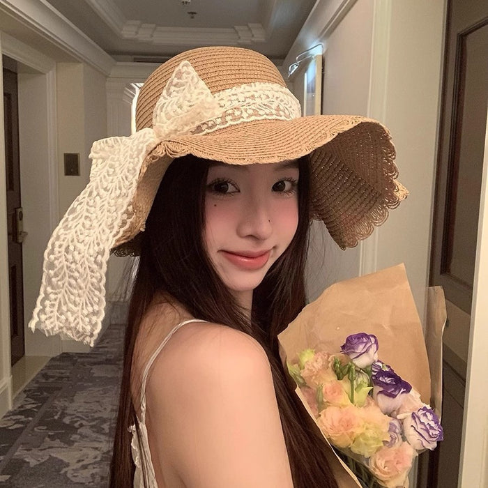 Wholesale New sun hat, outdoor sun protection fisherman hat, fashionable and versatile, ponytail hole duck tongue sun hat