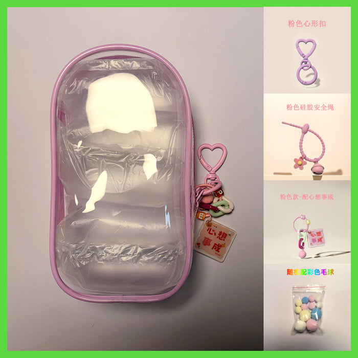 Wholesale Waler Bag PVC Transparent Doll Portable  Storage Bag