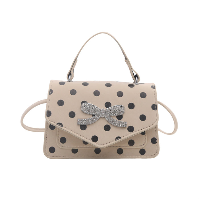 Wholesale Black Pu Bow Design Small Crossbody Bag Fashion Accessory