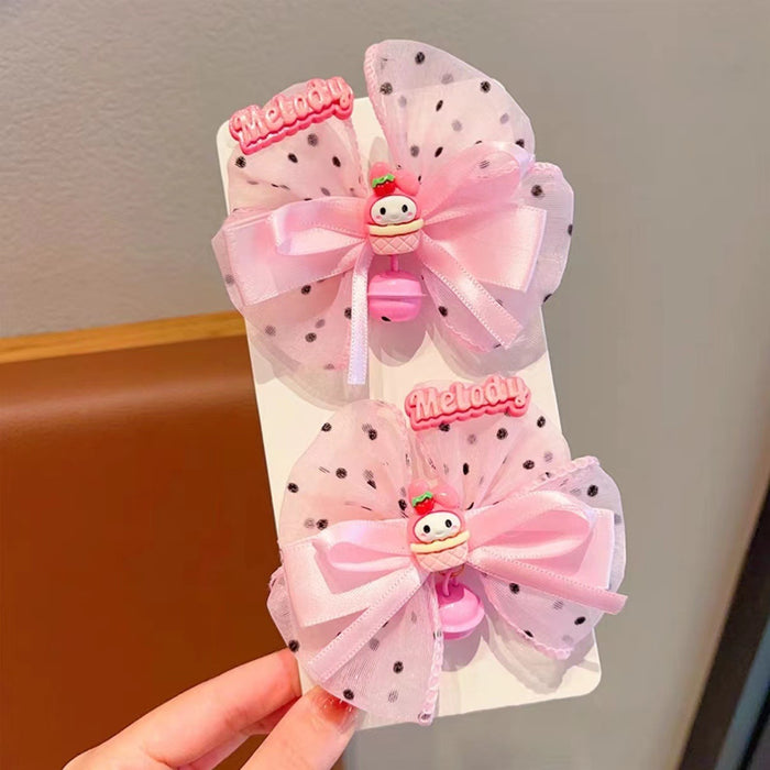 Wholesale cartoon hairpin bow ribbon tassel hairpin headdress cute