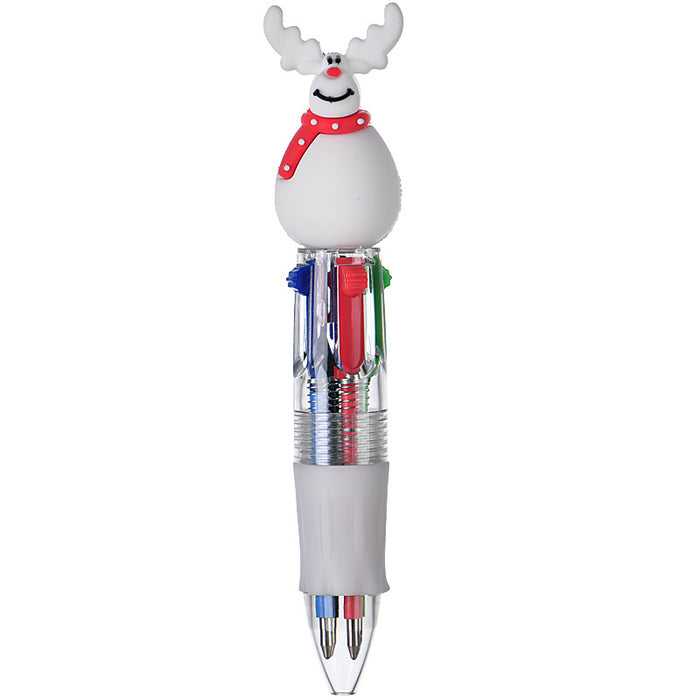 Wholesale Four-color ballpoint pen cute cartoon multi-color pen