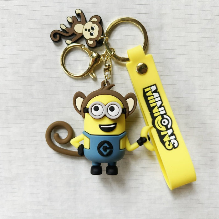 Wholesale Creative cartoon keychain pendant, cute PVC keychain doll pendant