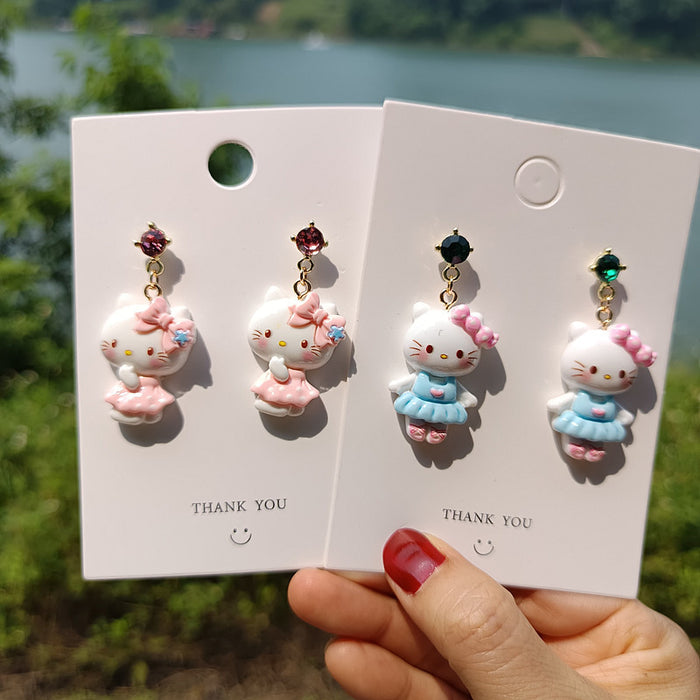 Wholesale Cute Cartoon Resin Earrings JDC-ES-Xiaox003