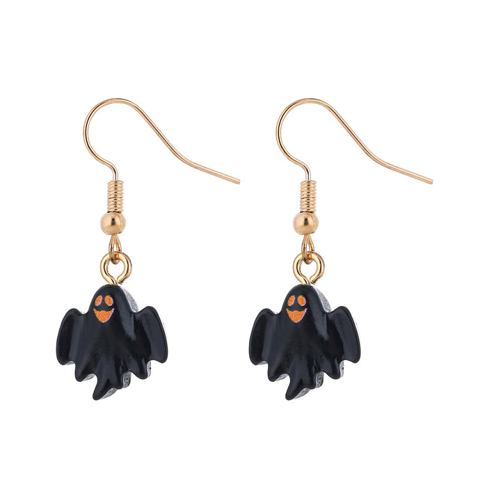 Wholesale  series witch,  pumpkin ghost bat and skull earrings