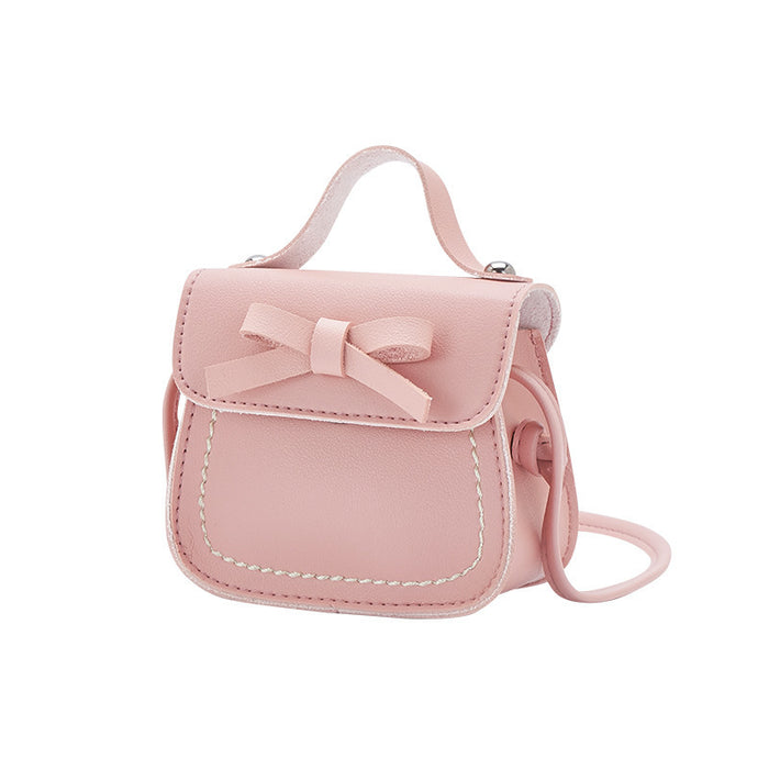 Wholesale PU New Fashion Mini Bow Personalized Children's Mini Crossbody Bag JDC-SD-YuanDuo057