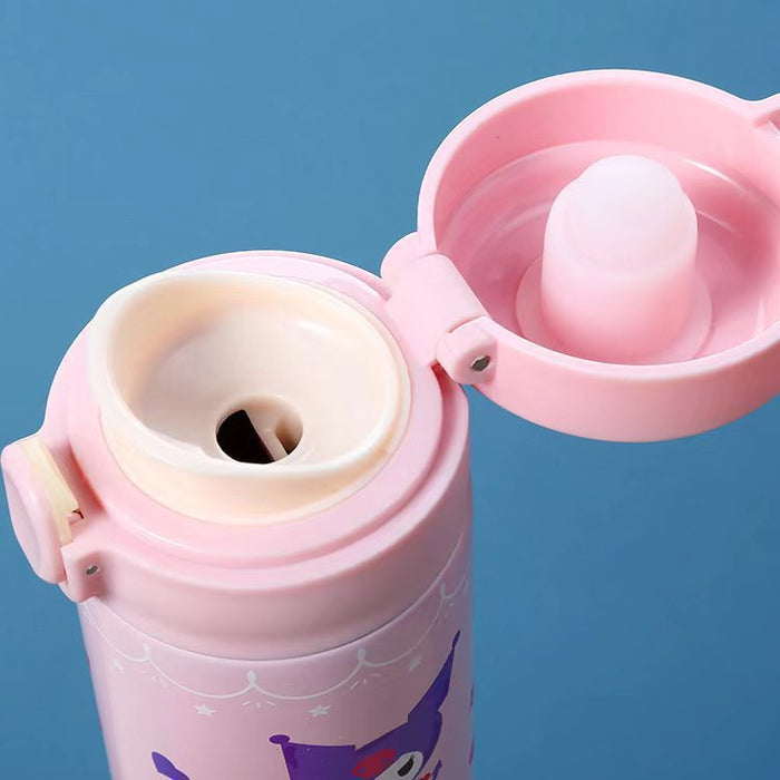 Wholesale Cute Cartoon 304 Stainless Steel Flip-top Thermos Cup