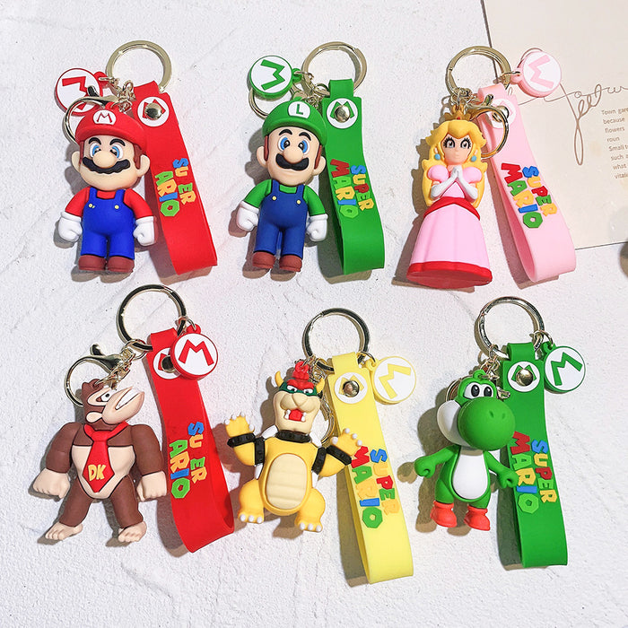 Wholesale Cartoon Silicone Doll Keychain JDC-KC-QiChao027