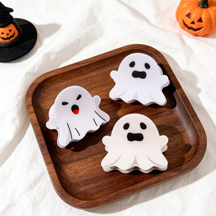 Wholesale PVC  Ghost Shark Hair Claw Clip Funny Hair Gripper For Festive Everyday Styling And Boutique Resale