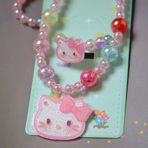 Wholesale Sweet Children Princess Jewelry Beaded Necklace