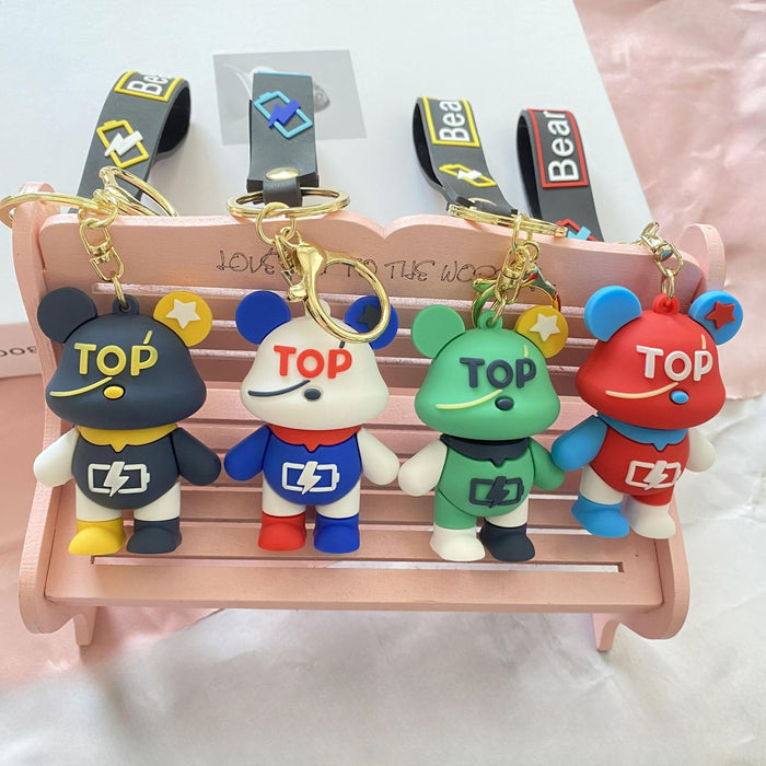 Wholesale Silicone Cartoon Doll Keychain JDC-KC-MingT200