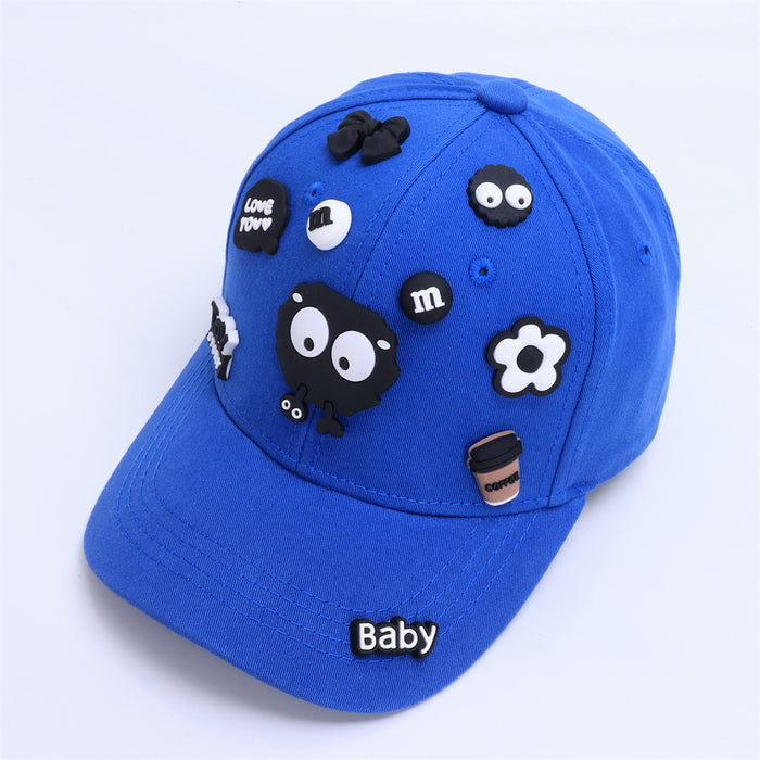 Wholesale Cute Baby Baseball Cap Coal Ball Design Fashion Hip Hop Hat For Kids Boys Girls