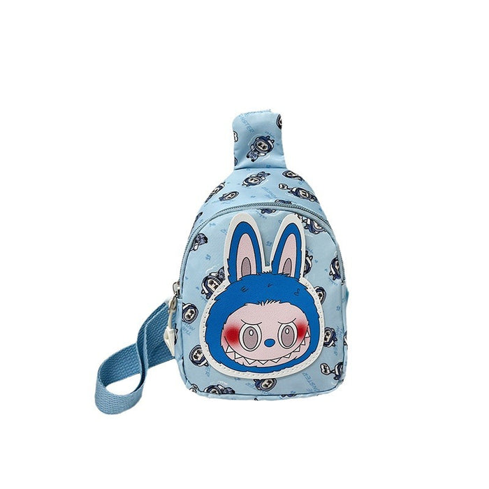 Wholesale Cute cartoon chest bag for children, fashionable crossbody bag, casual backpack, travel small chest bag
