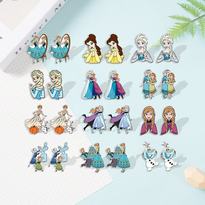 Wholesale Cartoon Acrylic Earrings JDC-ES-KaLu008