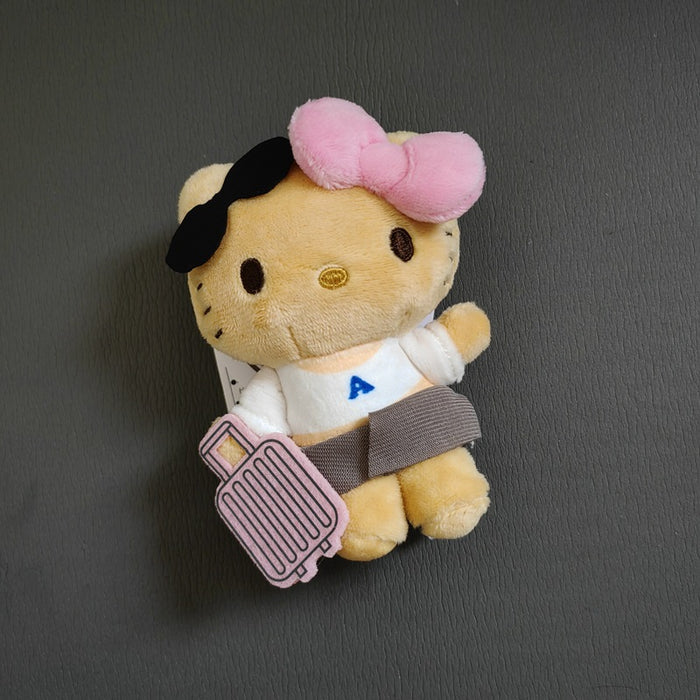 Wholesale Cute suitcase,  travel cat pendant,  plush toy,  toy keychain