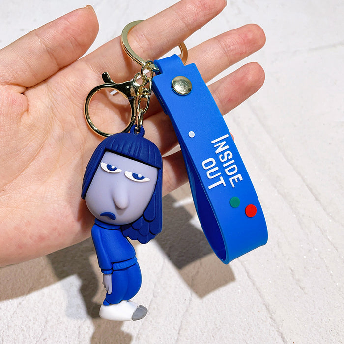 Wholesale PVC Cartoon Three-dimensional Keychain JDC-KC-Qiwei029