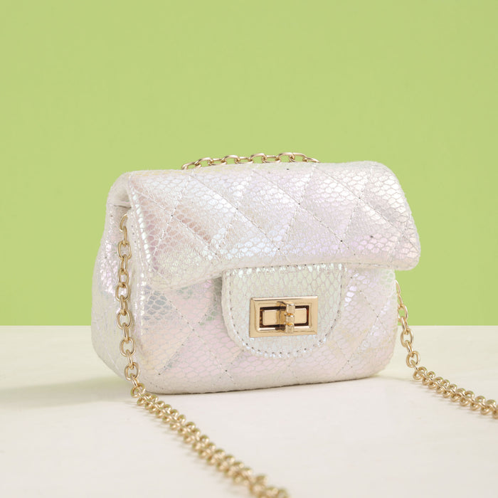 Wholesale Princess pearl accessory handbag cute bow shoulder bag chain bag