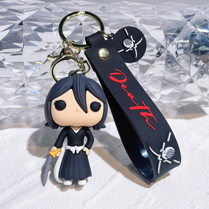 Wholesale Cartoon Silicone Doll Keychain JDC-KC-QiChao036