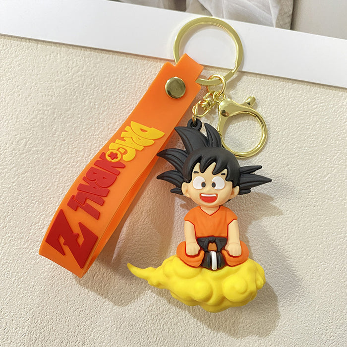 Wholesale Cartoon somersault cloud keychain cartoon toy student backpack pendant