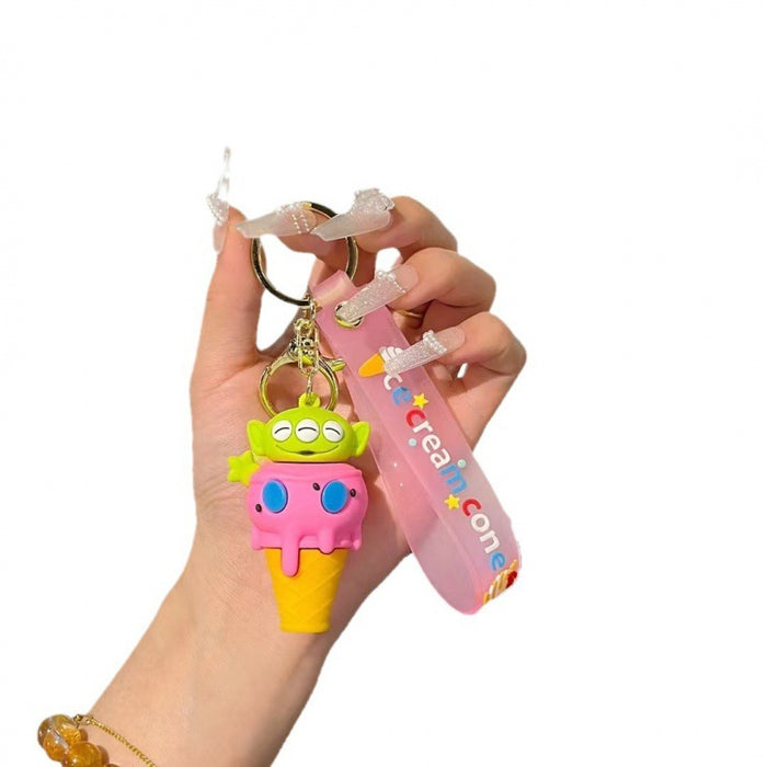 Wholesale PVC Cartoon Three-dimensional Keychain JDC-KC-TingM312