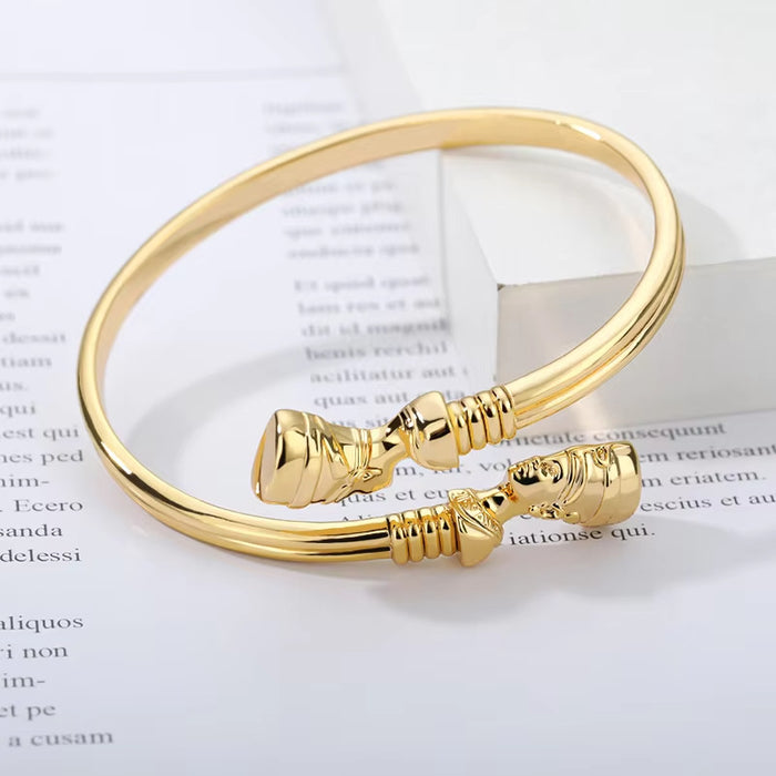 Wholesale hook bracelet gold plated copper bracelet