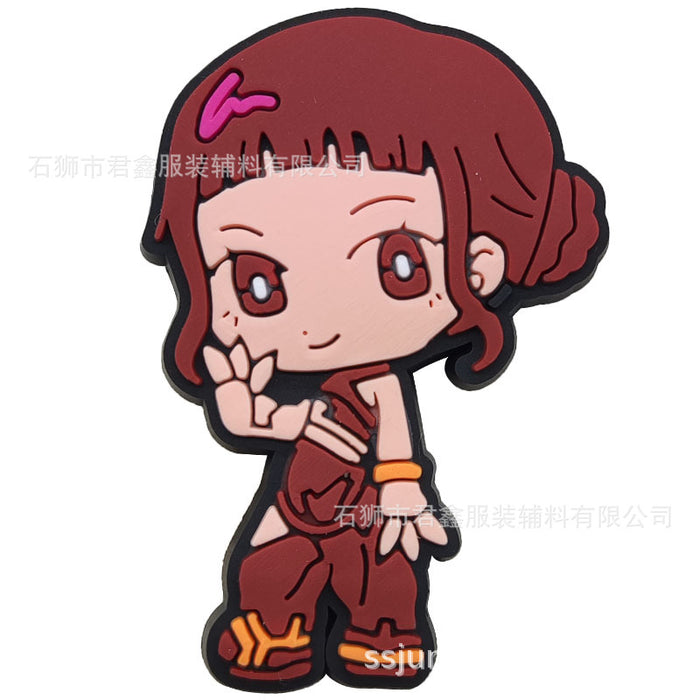 Wholesale 50pcs KPop Charms Shoe Buckles PVC Patches