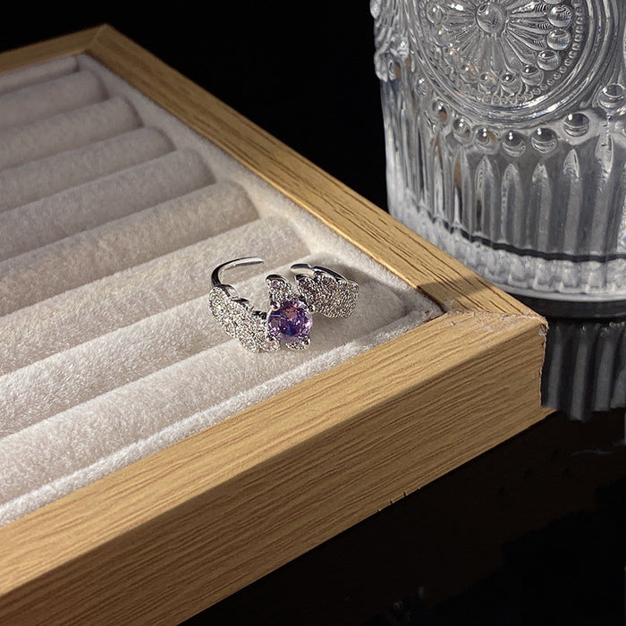 Wholesale Light luxury high-end ring elegant niche personality minimalist versatile ring accessory