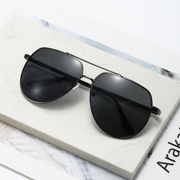 Wholesale Sunglasses, metal full frame sunglasses, double beam sunshade