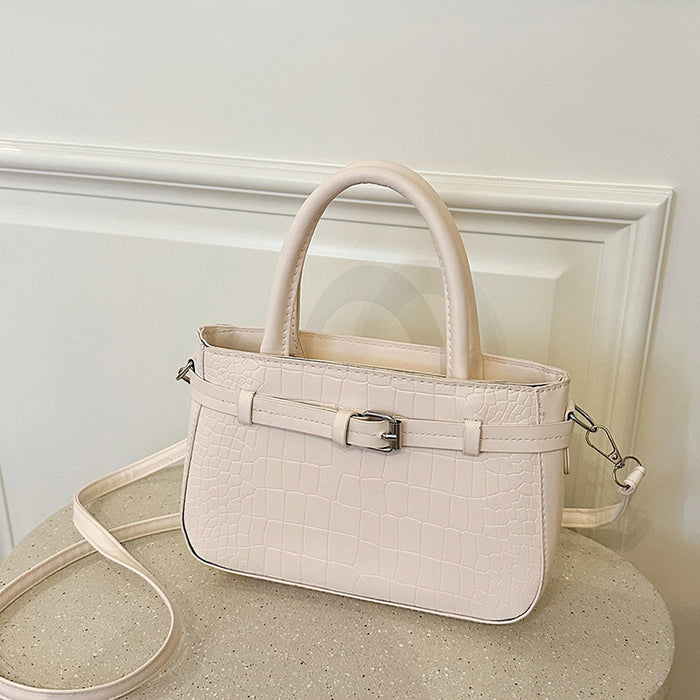 Wholesale Kelly Bag with Belt Decoration and Crocodile Pattern,  Everyday Use Fashion Accessory
