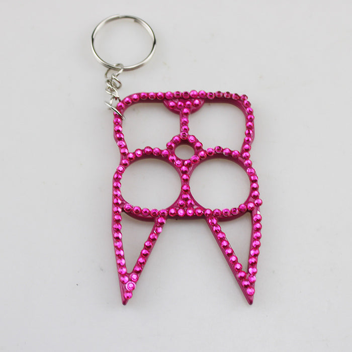 Wholesale Diamond-encrusted Alloy Multi-functional Keychains JDC-KC-TMS002
