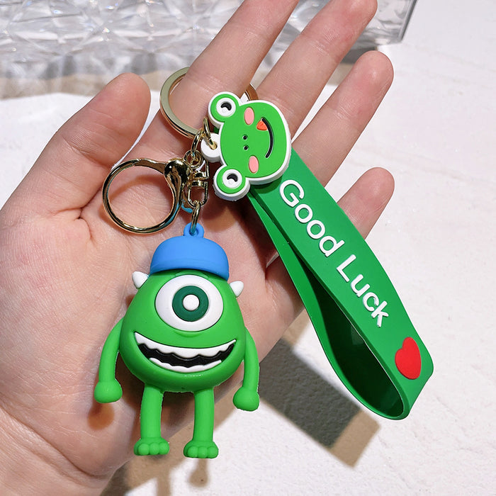 Wholesale Cartoon Silicone Doll Keychain JDC-KC-QiChao058