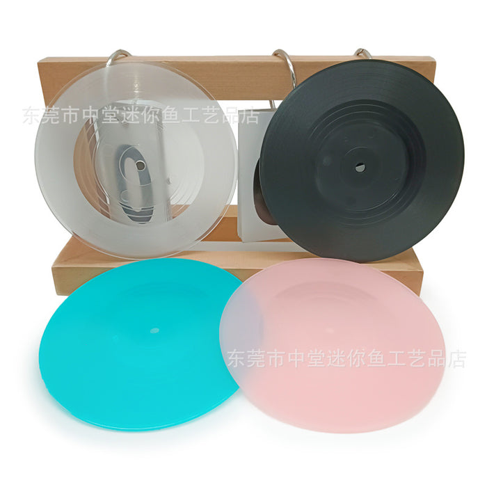 Wholesale New vinyl record refrigerator sticker DIY personalized celebrity refrigerator sticker keychain mini record coaster