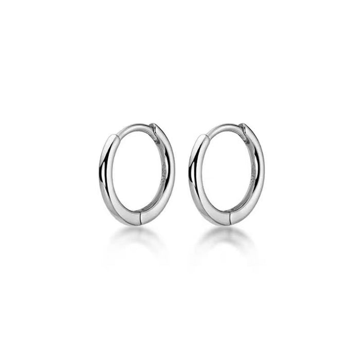 Wholesale Round buckle stainless steel wire ear buckle earrings, simple ear rings, in stock ear buckles, ear rings, earrings