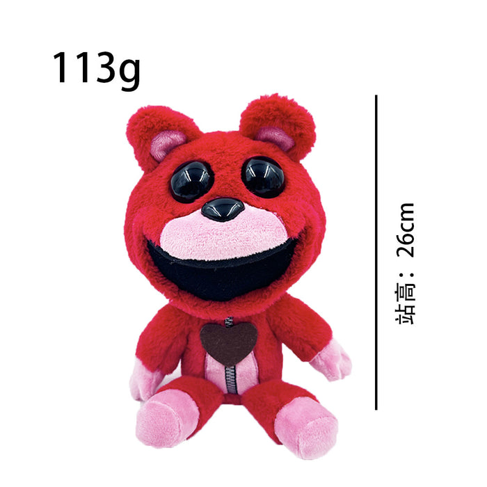 Wholesale Horror smile animal series doll pink pig plush toy