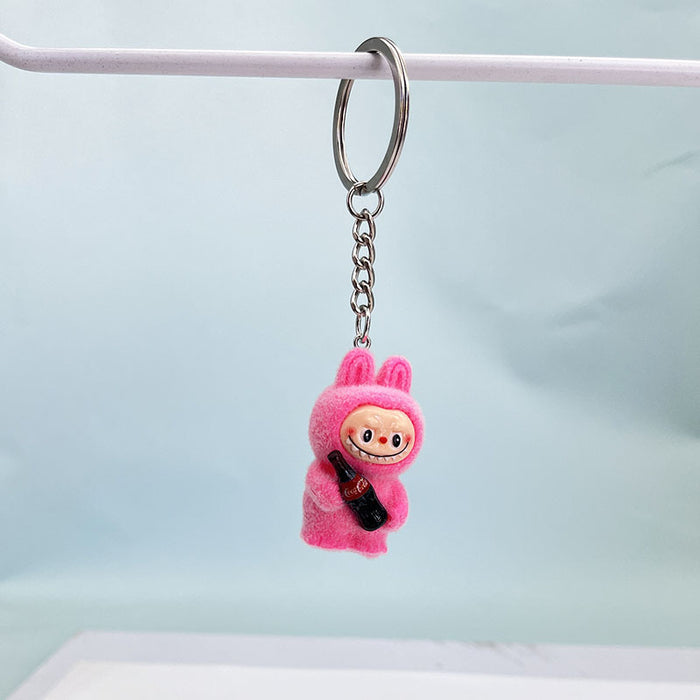 Wholesale Plush Coke Bottle Keychain Pendant Accessories Car Desktop Small Ornament