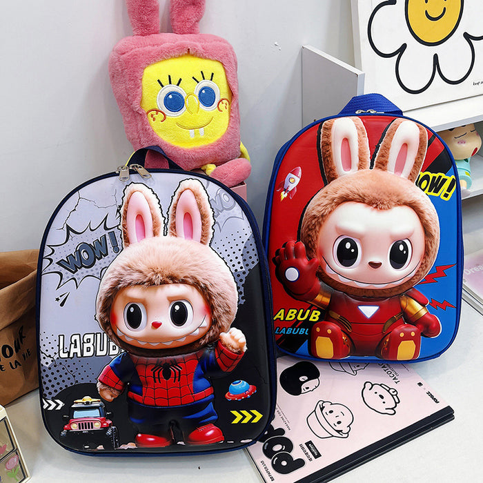 Wholesale Cute cartoon backpack for kindergarten boys and girls with cartoon dolls