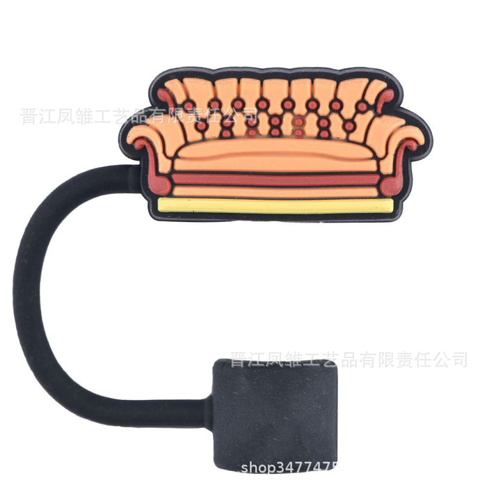 Wholesale 20pcs Food grade stainless steel glass drinking tube cover dust plug cover