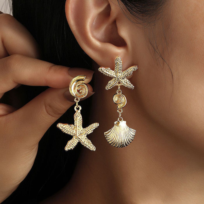 Wholesale Starfish Shell Earrings
