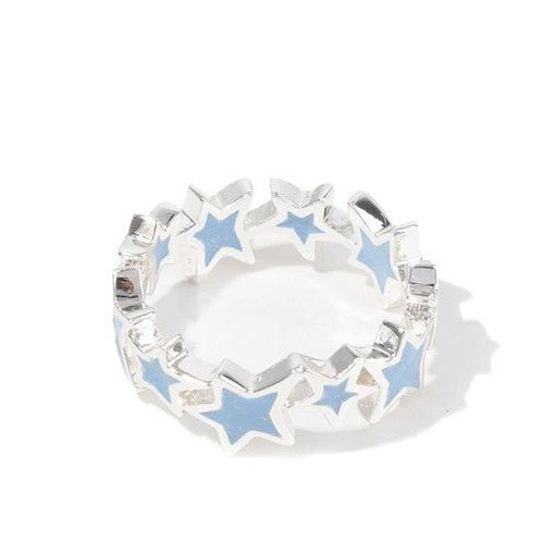 Wholesale Star ring  niche design  adjustable cold style  ring
