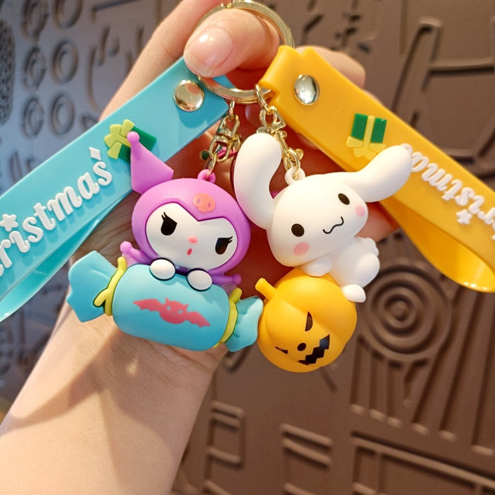 Wholesale Cute 3D Doll Silicone Keychain JDC-KC-MingT141