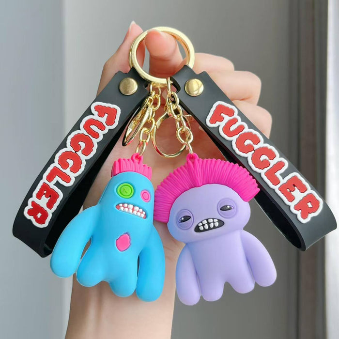 Wholesale Cute Tooth Monster Keychains