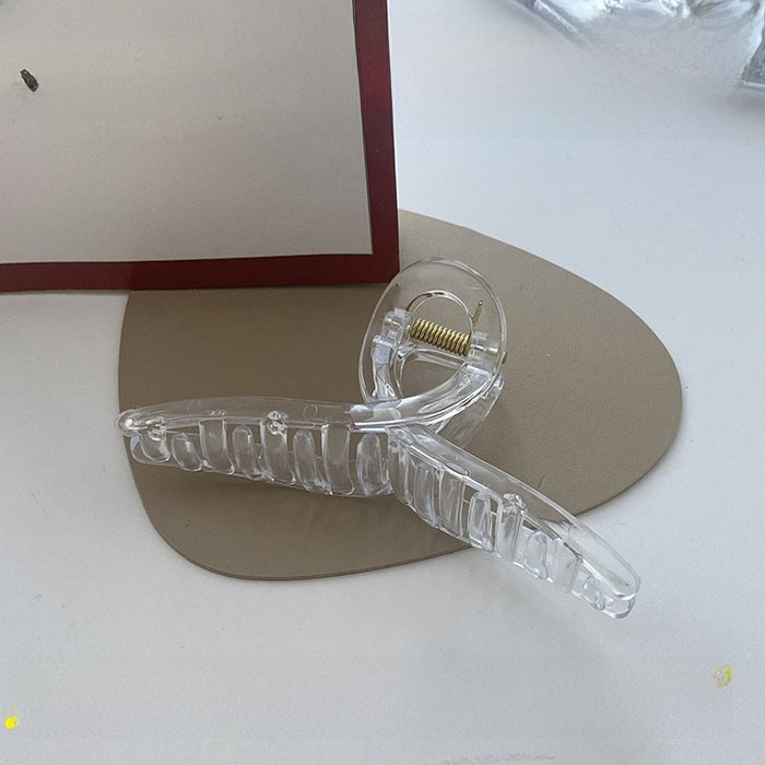 Wholesale Large transparent grip square five circle ribbon hair clip, hair clip accessories at the back of the head, handmade DIY accessories