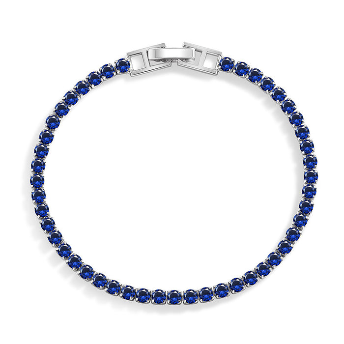 Wholesale Diamond-Set Contion Tennis Bracelet - Stylish Cubic Zirconia Cuff for Women - Boutique Resale
