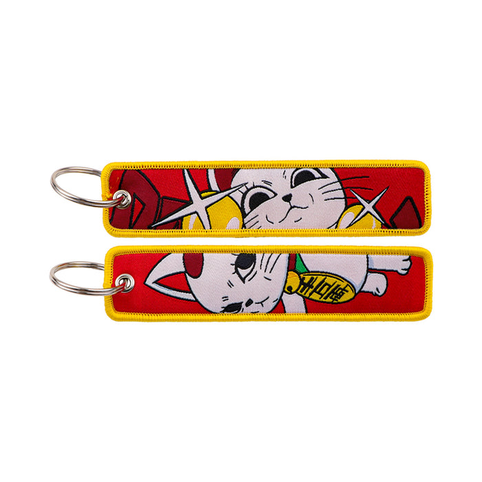 Wholesale Cloth Anime Dandadan Keychain Charms Trendy Gift Bag Charm Car Key Accessory Bulk Resale MOQ≥3