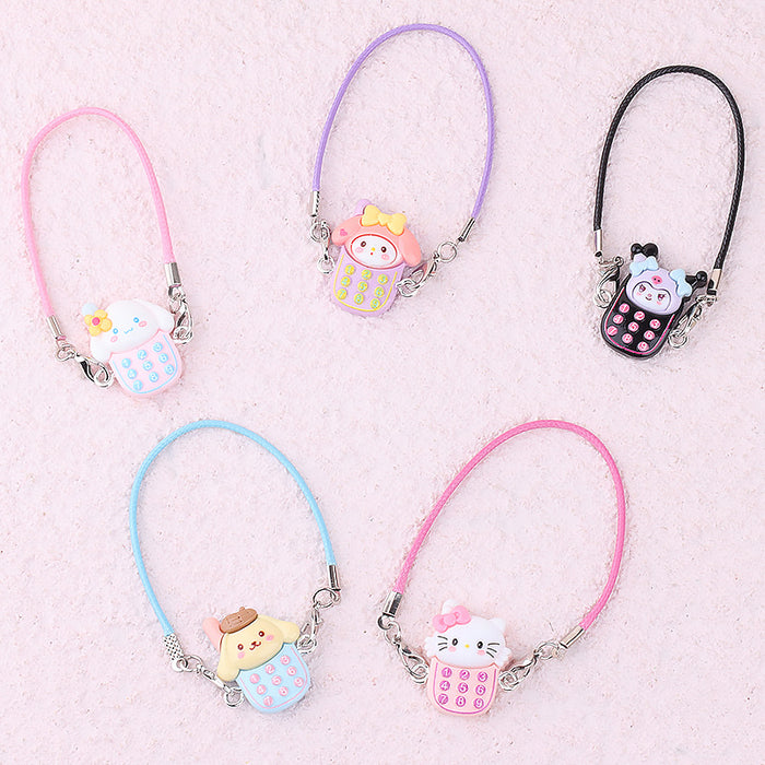 Wholesale Cartoon Mini Mobile Phone Hanging Keychains