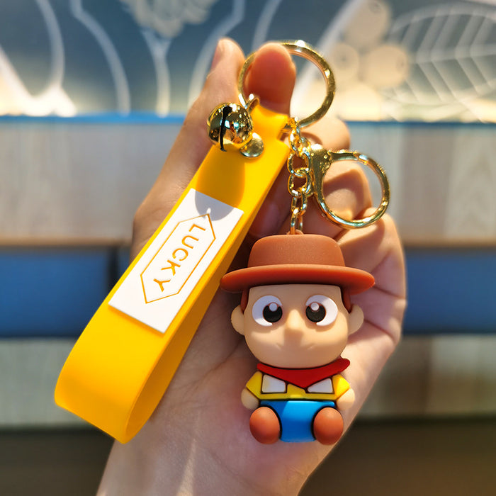 Wholesale Silicone Cartoon Doll Keychain JDC-KC-Tingm151