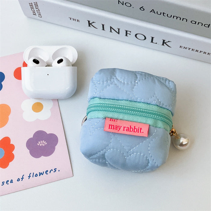 Wholesale Earphone cover protective case Bluetooth earphone bag pendant change small bag storage bag